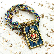 Load image into Gallery viewer, Royal Blue Heart Pendant Necklace- Paris Find
