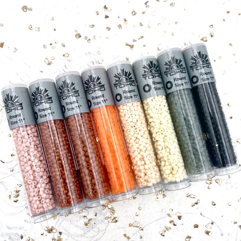 Autumn Eve Seed Bead Bundle - 8 Colors