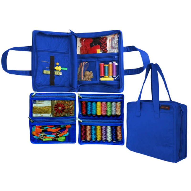 Royal Blue - Travel Craft Tote