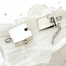 Load image into Gallery viewer, Sterling Silver Plain Box Clasp
