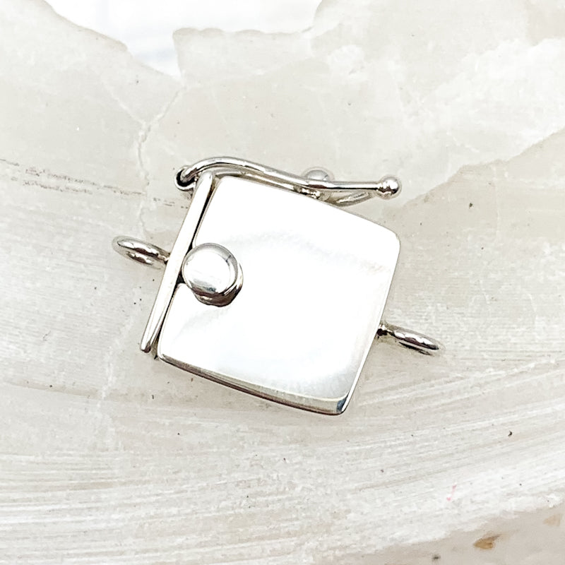 Sterling Silver Plain Box Clasp