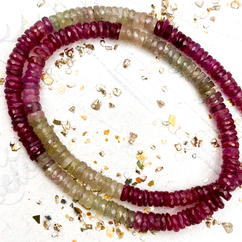 Umba Sapphire Gemstone Bead Strand