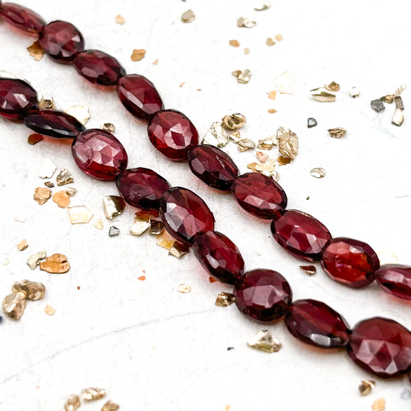 Garnet Gemstone Bead Strand