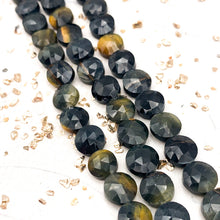 Load image into Gallery viewer, Golden Obsidian Faceted Round Gemstone Bead Strand
