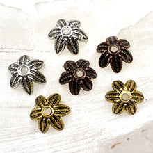 Load image into Gallery viewer, Little Daisy Bead Cap Mix - 3 Pairs
