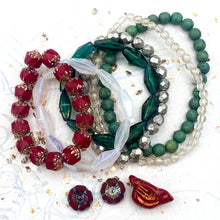 Load image into Gallery viewer, Christmas Lovers Czech Bead Strand Set
