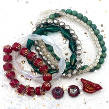 Load image into Gallery viewer, Christmas Lovers Czech Bead Strand Set
