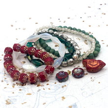 Load image into Gallery viewer, Christmas Lovers Czech Bead Strand Set
