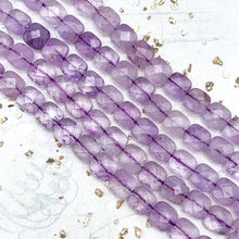 Load image into Gallery viewer, Light Amethyst Gemstone Faceted Bead Strand
