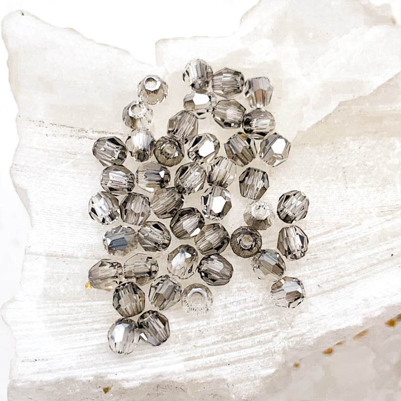 3mm Satin Premium Crystal Bead Set - 48 Pcs