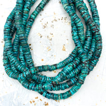 Load image into Gallery viewer, 6-8mm Turquoise Heishi Strand
