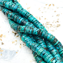 Load image into Gallery viewer, 6-8mm Turquoise Heishi Strand
