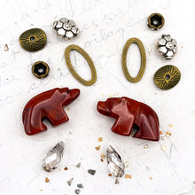 Load image into Gallery viewer, Rustic Red Bear Earring Kit

