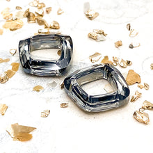 Load image into Gallery viewer, Doorbuster - 14mm Dorado Premium Austrian Crystal Cosmic Square Pair
