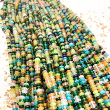 Load image into Gallery viewer, Forest Stroll Tiny Heishi Bead Strand
