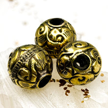 Load image into Gallery viewer, Fancy Round Nepal Focal Bead

