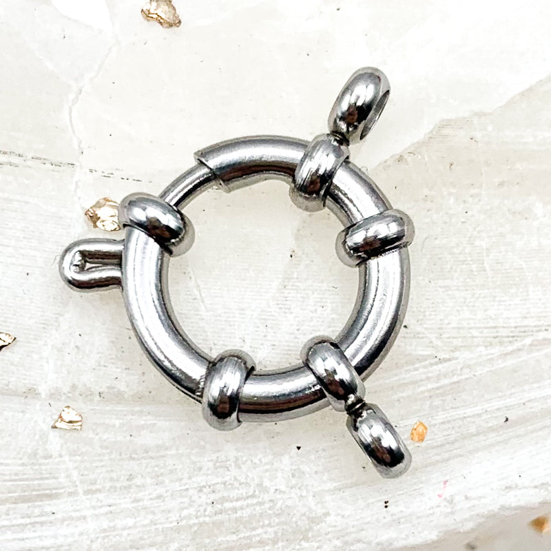 Stainless Steel Spring Ring Clasp