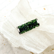 Load image into Gallery viewer, Day 24 - Canes Angel Bead Emerald Premium Austrian Crystal Fine Rocks Tube Bead
