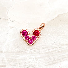 Load image into Gallery viewer, Rose Gold Plated Sweet Heart Charm
