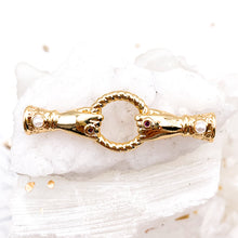 Load image into Gallery viewer, 18K Gold Plated Hands with Ring Link
