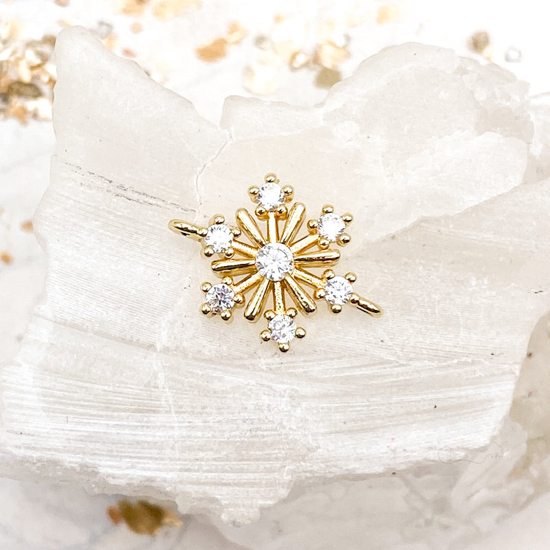 Golden Rhinestone Snowflake Link