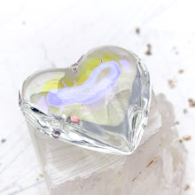 Load image into Gallery viewer, AB Glass Heart Pendant
