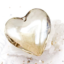 Load image into Gallery viewer, Beige Glass Heart Pendant
