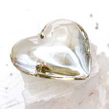 Load image into Gallery viewer, Beige Glass Heart Pendant
