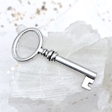 Load image into Gallery viewer, Antique Silver Nostalgica Key Charm
