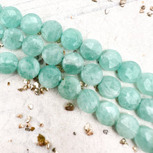 Load image into Gallery viewer, Amazonite Faceted Round Gemstone Bead Strand
