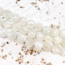 Load image into Gallery viewer, White Moonstone Faceted Round Gemstone Bead Strand
