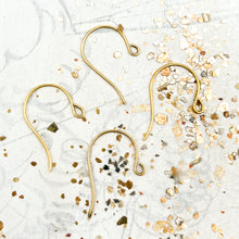Load image into Gallery viewer, Antique Gold Ear Wire Hooks Pairs - 2 Pairs
