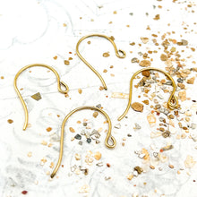 Load image into Gallery viewer, Antique Gold Ear Wire Hooks Pairs - 2 Pairs
