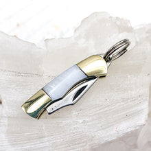 Load image into Gallery viewer, White Mother of Pearl Pocketknife
