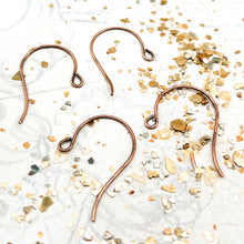 Load image into Gallery viewer, Antique Copper Ear Wire Hooks Pairs - 2 Pairs
