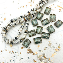 Load image into Gallery viewer, Bronze Shade Sparkling White Buffalo Chip Bead Mix
