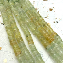 Load image into Gallery viewer, Prehnite Heishi Gemstone Bead Strand - Tucson Find
