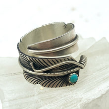 Load image into Gallery viewer, Adjustable Feather Ring - Tucson Find
