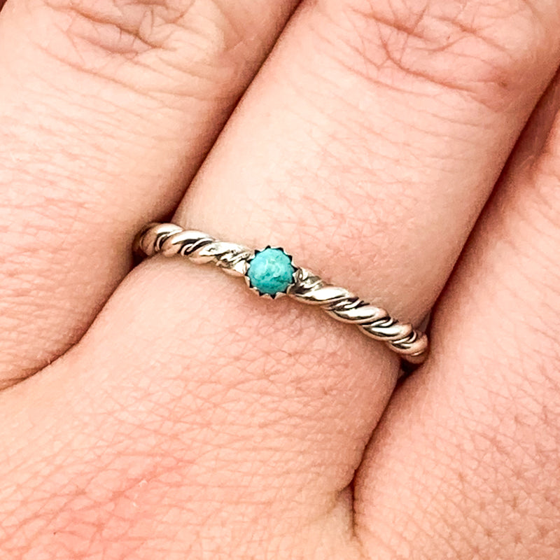 Petite Turquoise Ring - Tucson Find