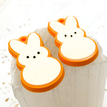 Load image into Gallery viewer, Orange Cream Peep Bunny Pair
