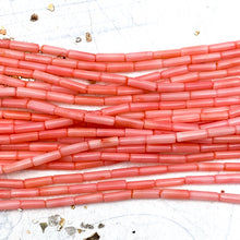 Load image into Gallery viewer, Candie&#39;s &quot;Pink Coral&quot; Tube Bead Strand - Tucson Find
