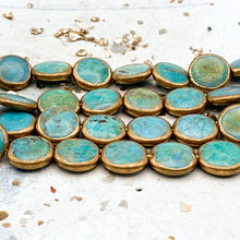 Load image into Gallery viewer, Round Turquoise Coin Pair
