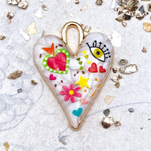 Load image into Gallery viewer, Pre-Order Spring Graffiti Heart Pendant
