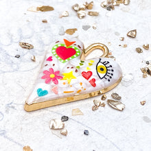 Load image into Gallery viewer, Pre-Order Spring Graffiti Heart Pendant
