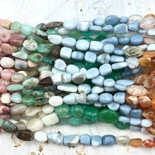 Load image into Gallery viewer, Multicolour Opal Oval Tumble Bead Strand
