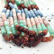 Load image into Gallery viewer, Multicolour Opal Heishi Bead Strand
