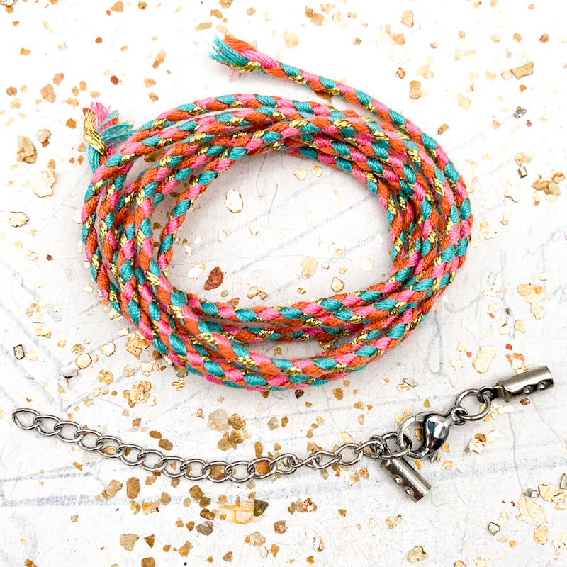 Spring Braided Cord Necklace Kit - Paris Find!