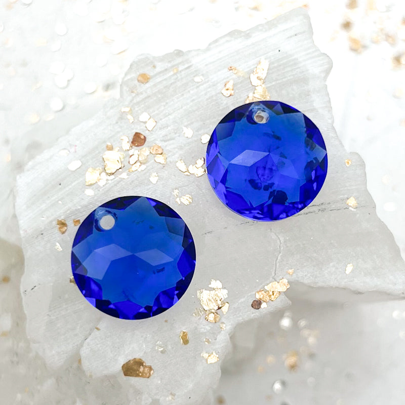 8mm Cobalt Premium Austrian Crystal Pair