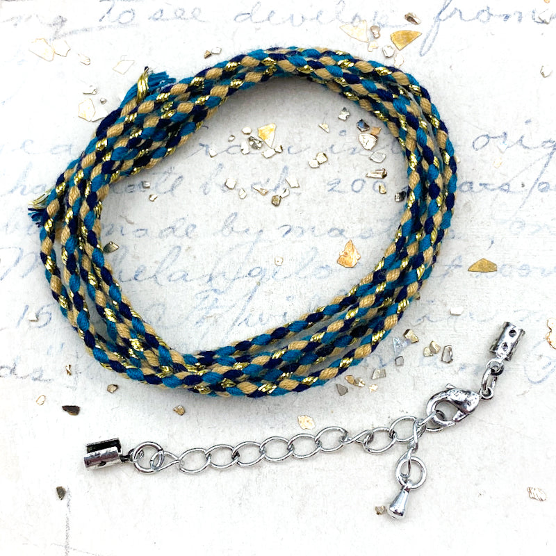 ocean pool  Braided Cord Necklace Kit - Paris Find!