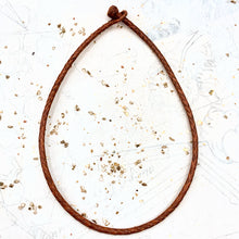 Load image into Gallery viewer, 16&quot; Light Brown Leather Necklace - Tucson Find
